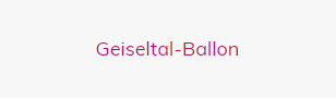 Geiseltal-Ballon Geiseltal-Ballon
